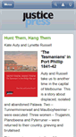 Mobile Screenshot of justice-press.com